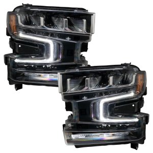 Chevrolet Silverado 1500 Headlight DRL Kit - ORACLE Lighting - ColorSHIFT RGB+W - `19-`21